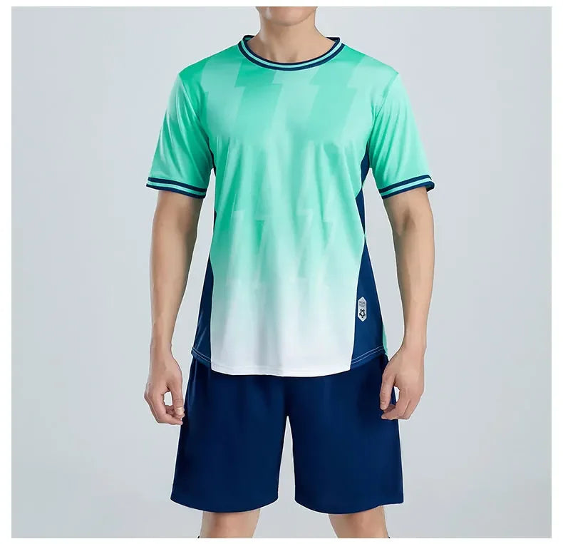 Adult Personalize Football Jerseys Soccer Uniform MAN Women Team Training Quick-Drying Sportswear Futsal Tracksuit Outfit - Buy online at  Vibe In Cart.