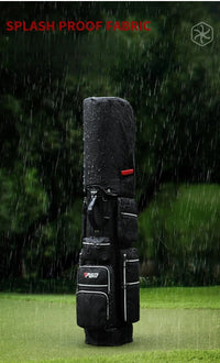 Travel Golf Bag with Fixed Club Holder, Nylon Material