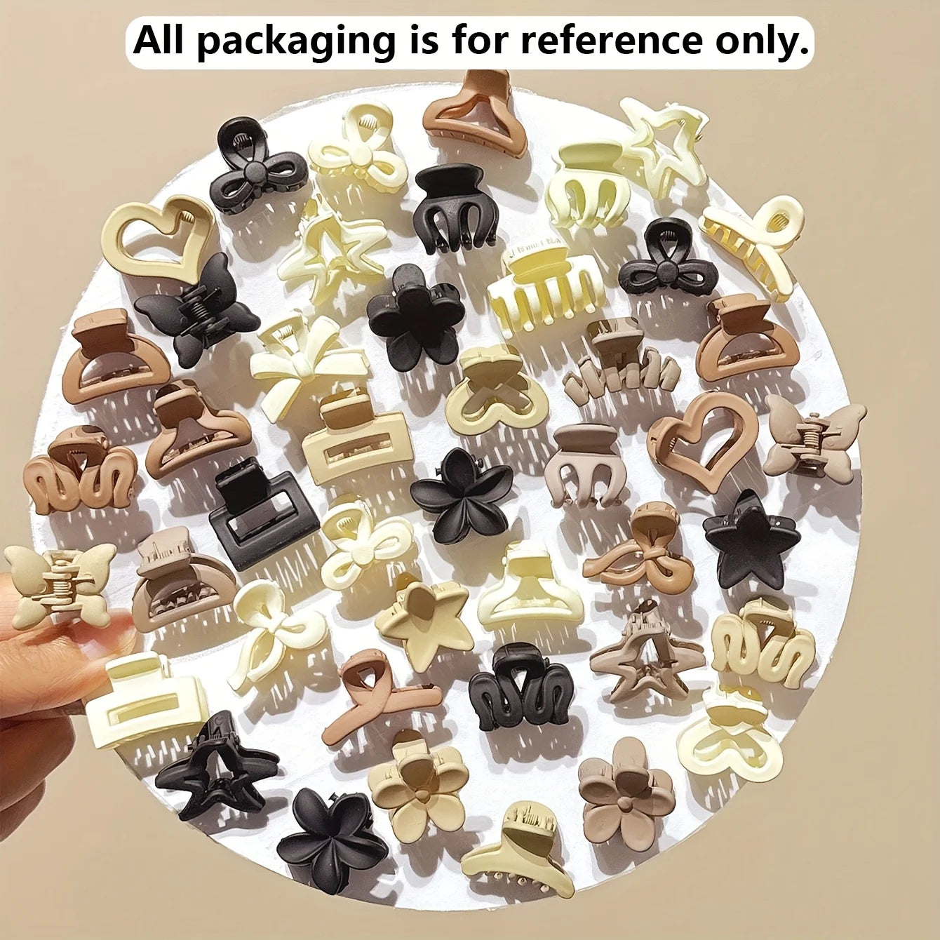 5/10/20/30pcs Beige Mixed Pack Small Clips, Cute Girl Accessories - Perfect for Daily Use, Special Occasions, or Travel Gifts - Buy online at  Vibe In Cart.