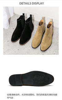 Classic Chelsea Boots Men Trend Ankle Boots Men Fashion Social Party Boots Men High Top Casual Business Shoes For Men - Buy online at  Vibe In Cart.