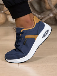 Men's Waterproof Non-Slip Casual Sports Shoes Lace-Up