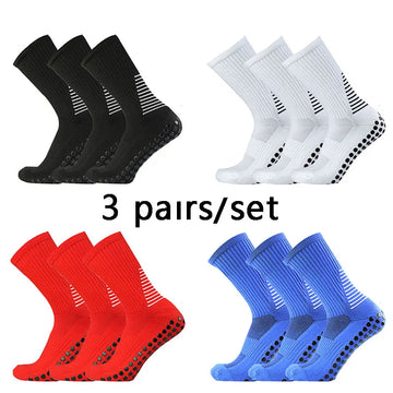 3pairs Shield Pattern Circular Silicone Non slip Football Socks Men Women Football Socks Training Match Sports Grip soccerSocks - Buy online at  Vibe In Cart.
