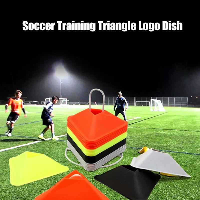 5PCS Football Training Disc Triangle Soccer Practice Field Sports Agility Training Cone Portable Equipment For Kids Adult - Buy online at  Vibe In Cart.