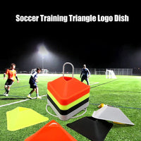 5PCS Football Training Disc Triangle Soccer Practice Field Sports Agility Training Cone Portable Equipment For Kids Adult - Buy online at  Vibe In Cart.
