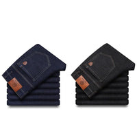 Fashion Men Jeans Stretch Straight Leg Casual Slim Fit Denim Pants Male Brand Luxury Design Business Classic Trousers Large Size - Buy online at  Vibe In Cart.