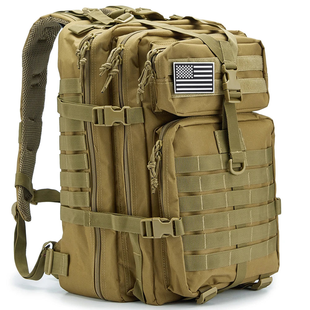 45L Man Tactical Backpacks Traveling Bags Outdoor 3P School Pack EDC Molle Pack For Trekking Hunting Bag camping equipment - Buy online at  Vibe In Cart.