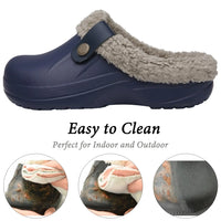 Waterproof Plush Lined Slippers for Indoor and Outdoor Use
