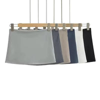 Women Low Rise Mini Skirt With Take The Short Cut Detail Slim Fit Mini Skort
