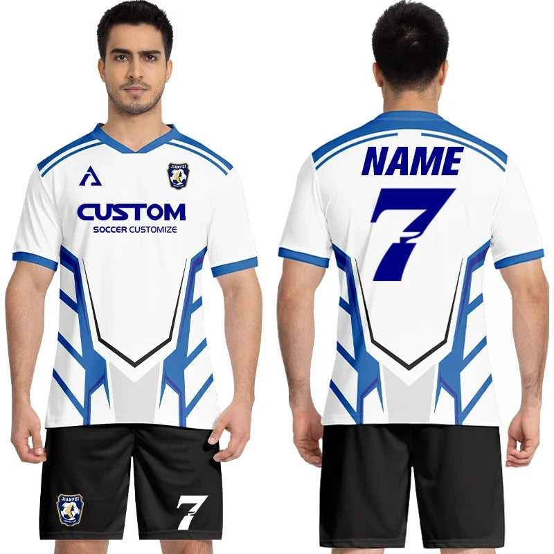 Personalized Sublimation Custom Plus Big Size Soccer Uniforms Football Jerseys Teams Stitched Mens Sets With Embroidered Logo - Buy online at  Vibe In Cart.