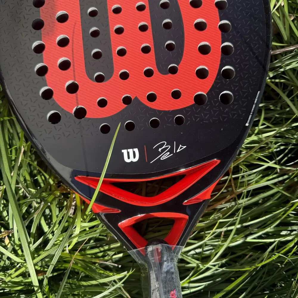 Wilson Professional Tennis Rackets Carbon Fibre Surface Diamond Shape with Eva Memory Flex Foam Core Padel Tennis Racquets - Buy online at  Vibe In Cart.