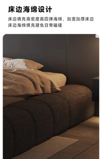 Frame High End Bed Aesthetics Tatami Minimalist Wedding Confortable Bed Master Bedroom Fashionable Design Muebles Furniture - Buy online at  Vibe In Cart.