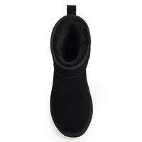 Litfun Winter Fur Snow Boots For Women Classic Thick Sole Outdoor Fuzzy Suede Mini Boots Women Genuine Wool Boots Fluffy Boots - Buy online at  Vibe In Cart.