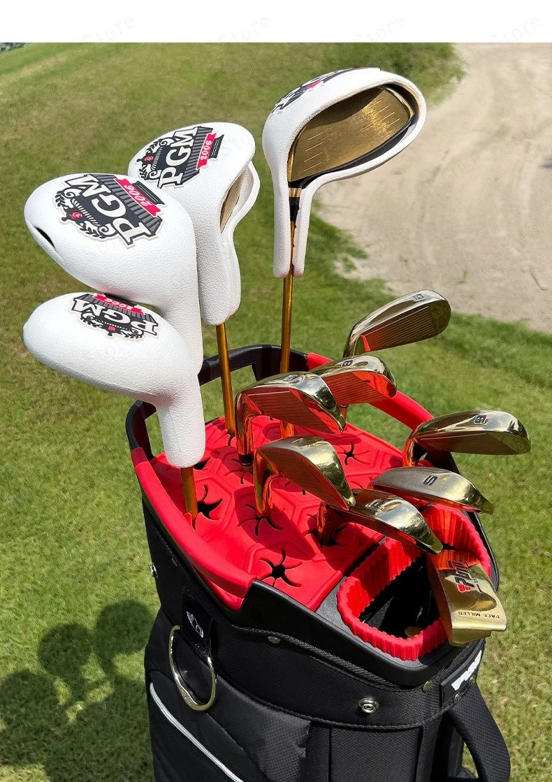 Travel Golf Bag with Fixed Club Holder, Nylon Material