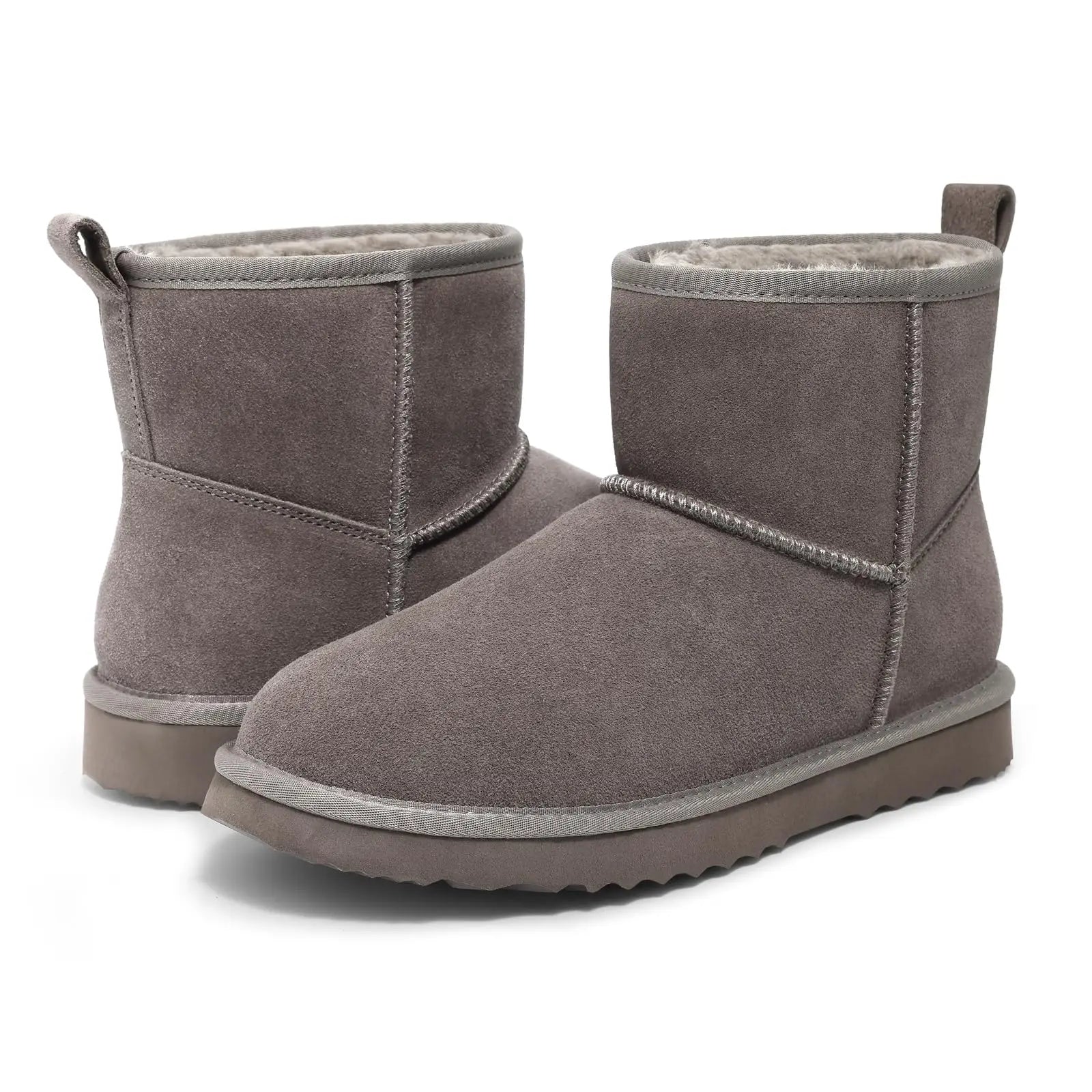 Litfun Winter Fur Snow Boots For Women Classic Thick Sole Outdoor Fuzzy Suede Mini Boots Women Genuine Wool Boots Fluffy Boots - Buy online at  Vibe In Cart.