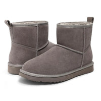 Litfun Winter Fur Snow Boots For Women Classic Thick Sole Outdoor Fuzzy Suede Mini Boots Women Genuine Wool Boots Fluffy Boots - Buy online at  Vibe In Cart.
