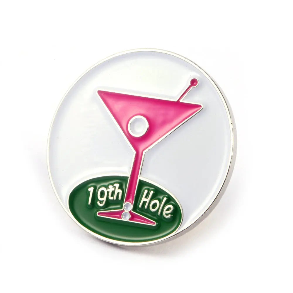 Magnetic Alloy Golf Marker with Hat Clip for Golf