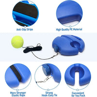 1set Improve Your Tennis Skills Anywhere With Rebound Balls And Elastic Rope Base - Perfect For Indoor And Outdoor Training - Buy online at  Vibe In Cart.