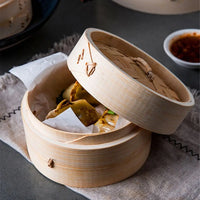 10/15/20cm Cooking Bamboo Steamer Dumpling Food Steamer with Lid Cookware Steam Pot Kitchen Cooking Tools - Buy online at  Vibe In Cart.