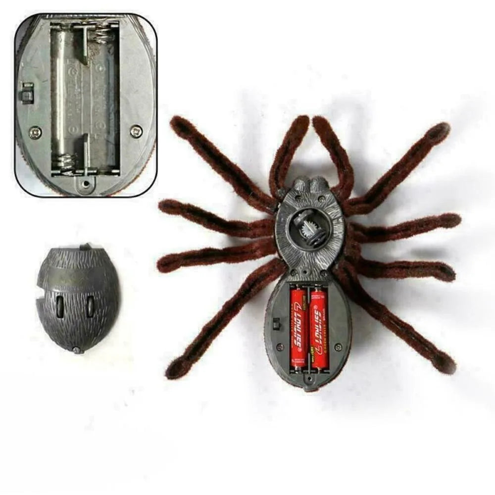 Spider Tricky Toys April Fools ' Day Spider Toy Simulation Spider Remote Control Spider Scary Toy