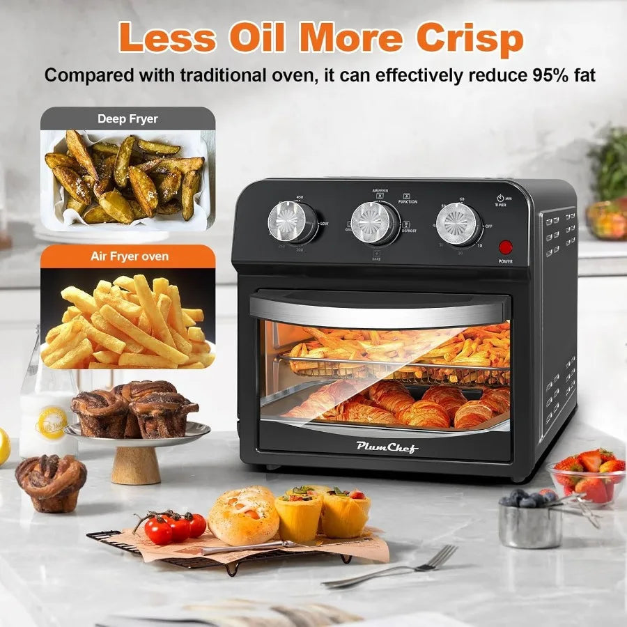 13 Quart 4 Slices Air Fryer Convection Toaster Oven with 1500W Power Multifunctional Kitchen Appliance for Air Frying Grilling - Buy online at  Vibe In Cart.