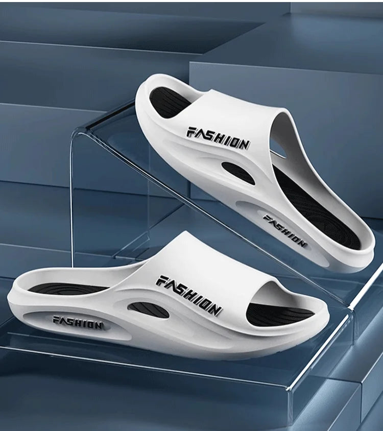 2024 Super Thick Bottom Slippers for Home Use Non slip Slippers for Men Outwear Fashion Soft Sole Summer Slippers - Buy online at  Vibe In Cart.