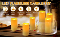 12-120PCS Wedding LED Candles Flickering Decor Flameless Candles Battery Operated with Remote Control Tealight Dinner Home Party - Buy online at  Vibe In Cart.