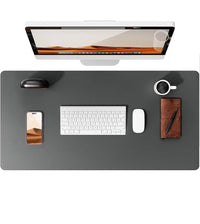Large Non-Slip PU Leather Office Desk Mat for Mouse and Laptop Pad