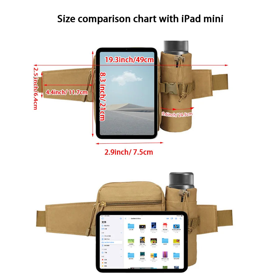 Multi-sport water bottle waist bag is detachable and suitable for outdoor sports such as mountaineering, camping, and hiking - Buy online at  Vibe In Cart.