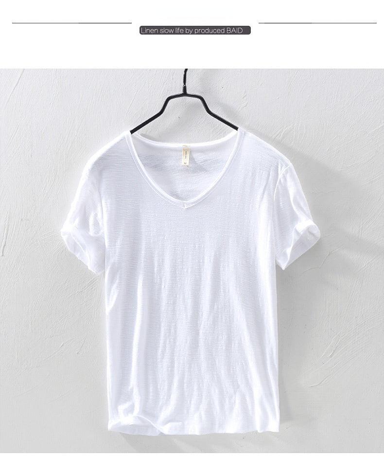 New Mens T Shirt Pure Color V Collar Short Sleeved Tops Tees Men T-Shirt 10colors slim Man T-Shirts Fitness For Male Clothes - Buy online at  Vibe In Cart.