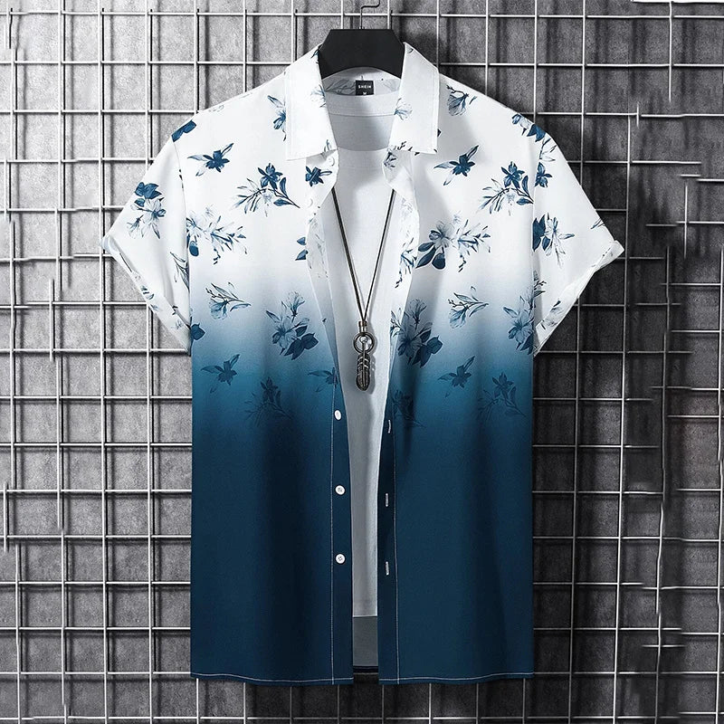Summer 3D Graffiti Blossom Printed Shirts For Men Children Fashion Streetwear Long Sleeve T Shirt Unisex Hawaiian Shirts Blouses - Buy online at  Vibe In Cart.
