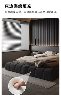 Frame High End Bed Aesthetics Tatami Minimalist Wedding Confortable Bed Master Bedroom Fashionable Design Muebles Furniture - Buy online at  Vibe In Cart.