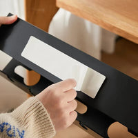 Under Desk Cable Tray With Clamp, No Drilling, Single Tier, Size M