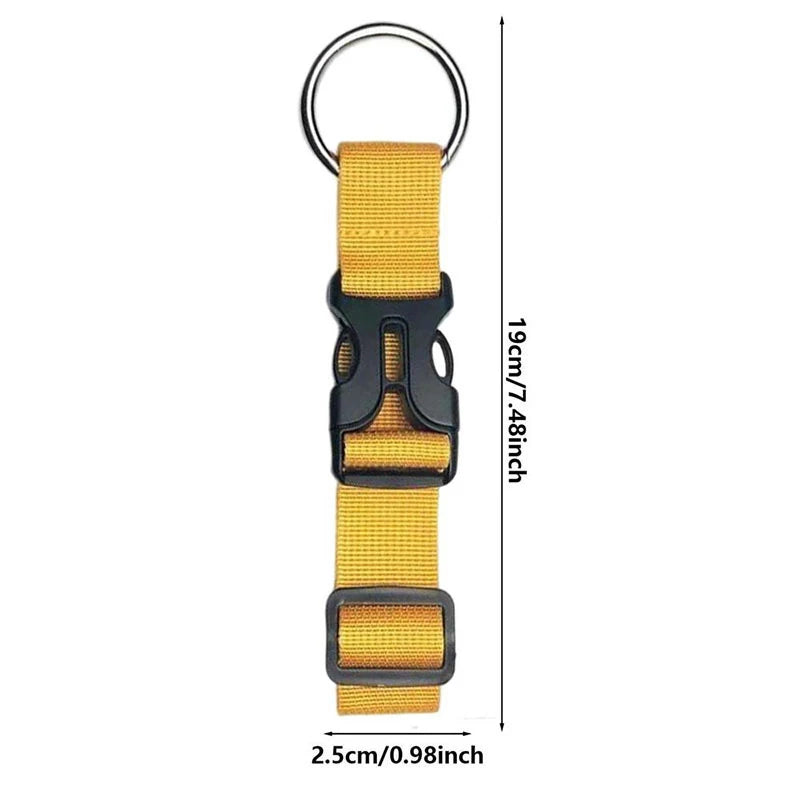 Multifunctional Nylon Buckle for Backpacks and Luggage, 19 x 2.5 cm