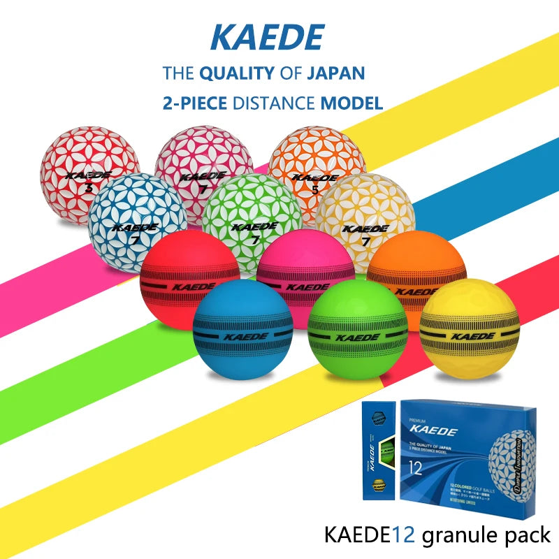 Set of 12 Two-Piece Distance Golf Balls for Women