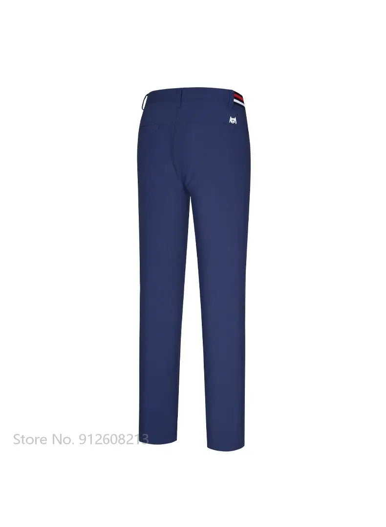 Children's Windproof Warm Golf Pants for Kids, Full Length, Elastic Band, Sizes S-XL