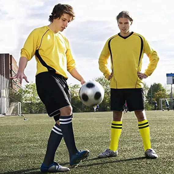 Compression Socks Football Socks Non-slip Long Tube Knee High Stockings Sock Striped Soccer Socks Running Sports Socks YS001-238 - Buy online at  Vibe In Cart.