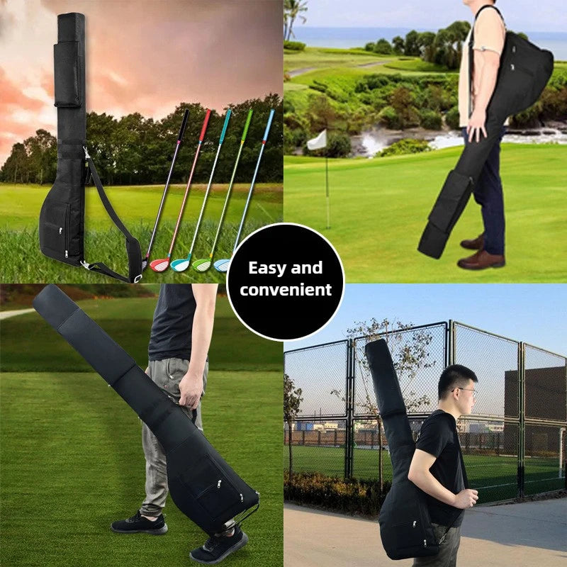Mini Foldable Nylon Golf Bag for Training and Practice