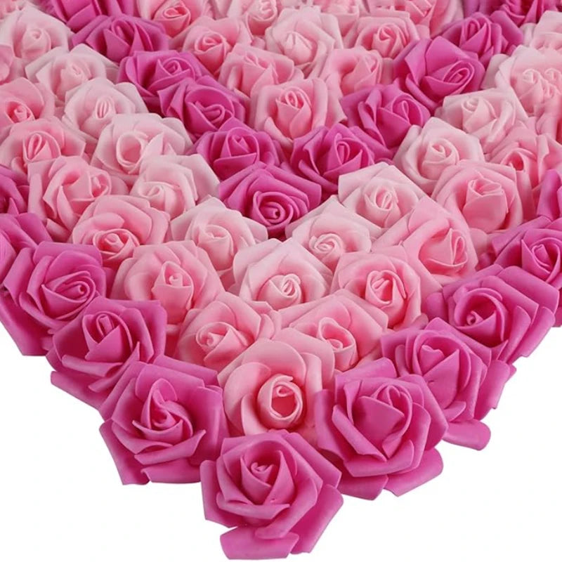 10/20/50Pcs Artificial Foam Rose Flowers PE Fake Flower for Home Room Dceor Wedding Party Halloween Thanksgiving Christmas Decor - Buy online at  Vibe In Cart.
