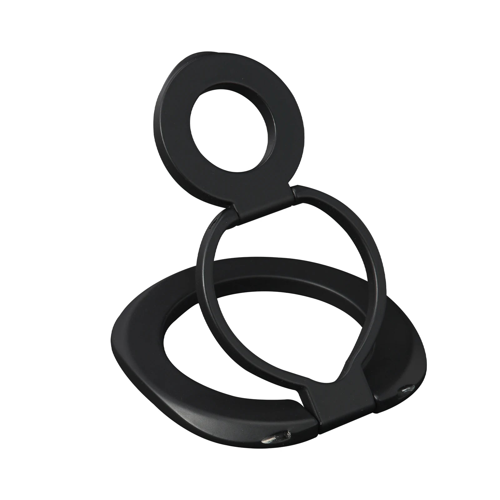Universal Double Sided Magnetic Phone Ring Holder with Folding Stand