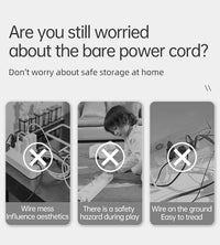 Rectangle Wire and Cable Storage Organizer Box for Earphone and Electric Wires