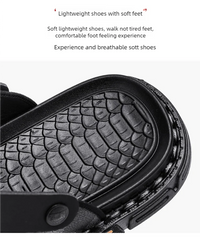 Men's high-quality beach shoes summer outdoor casual flip-flops sandals soft-sole non-slip comfort fashion dual-purpose slippers - Buy online at  Vibe In Cart.