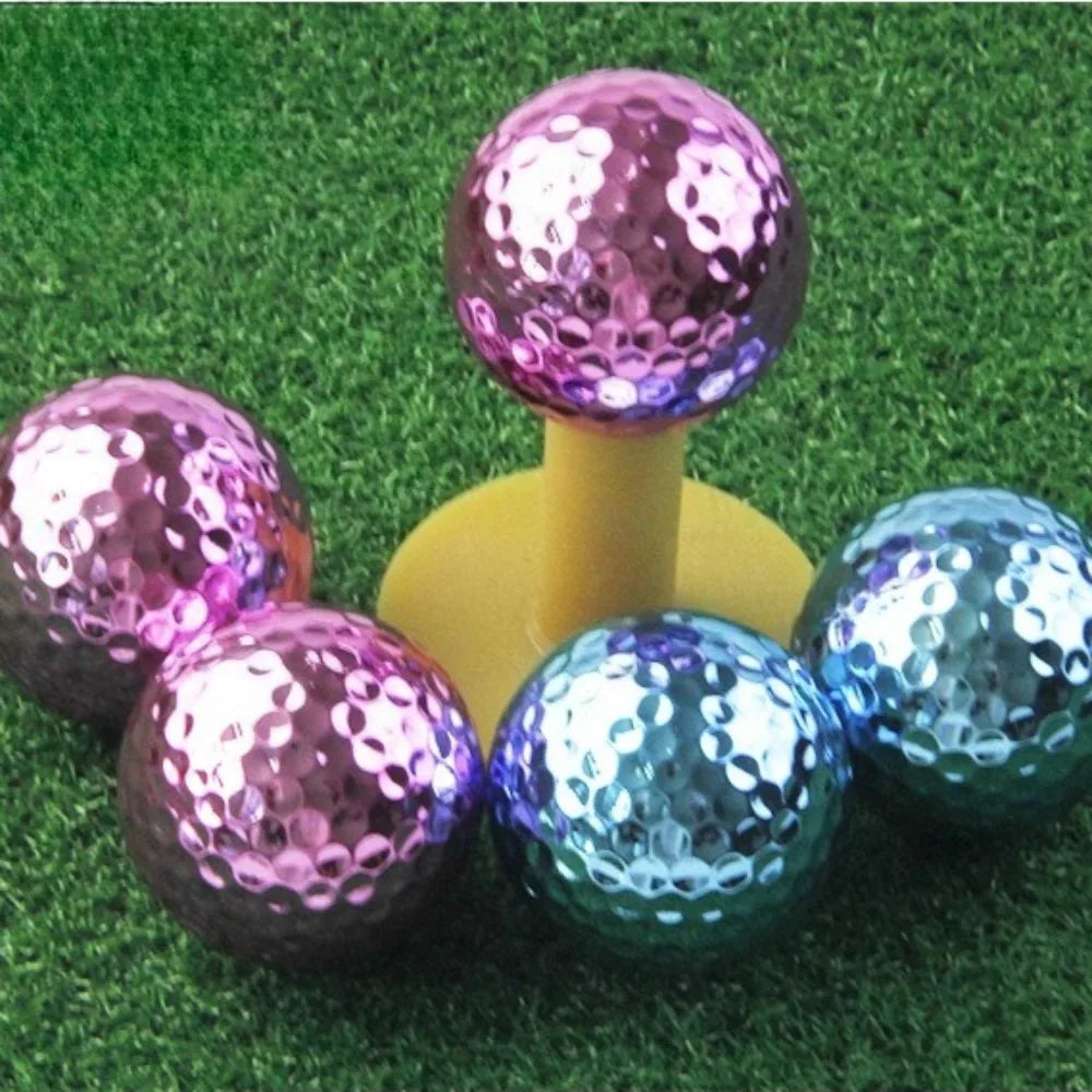 Golf Plated Balls Double Layer Competition Balls Gold Plated Balls Gift Balls Gold Plated Silver Plated Blue Plated Powder Balls - Buy online at  Vibe In Cart.