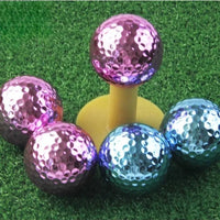 Golf Plated Balls Double Layer Competition Balls Gold Plated Balls Gift Balls Gold Plated Silver Plated Blue Plated Powder Balls - Buy online at  Vibe In Cart.