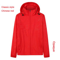 Hooded UV Waterproof Nylon Golf Jacket Unisex Foldable