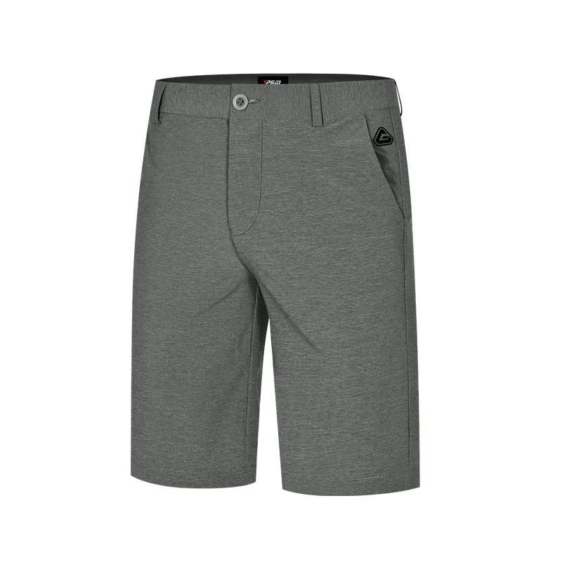 Men's Solid Polyester Breathable Elastic Sports Shorts