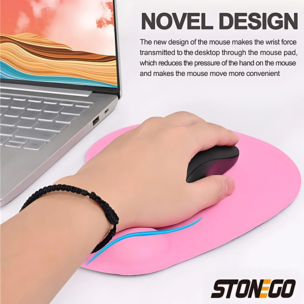 EVA Foam Mouse Pad with Wrist Rest for Laptops and Notebooks