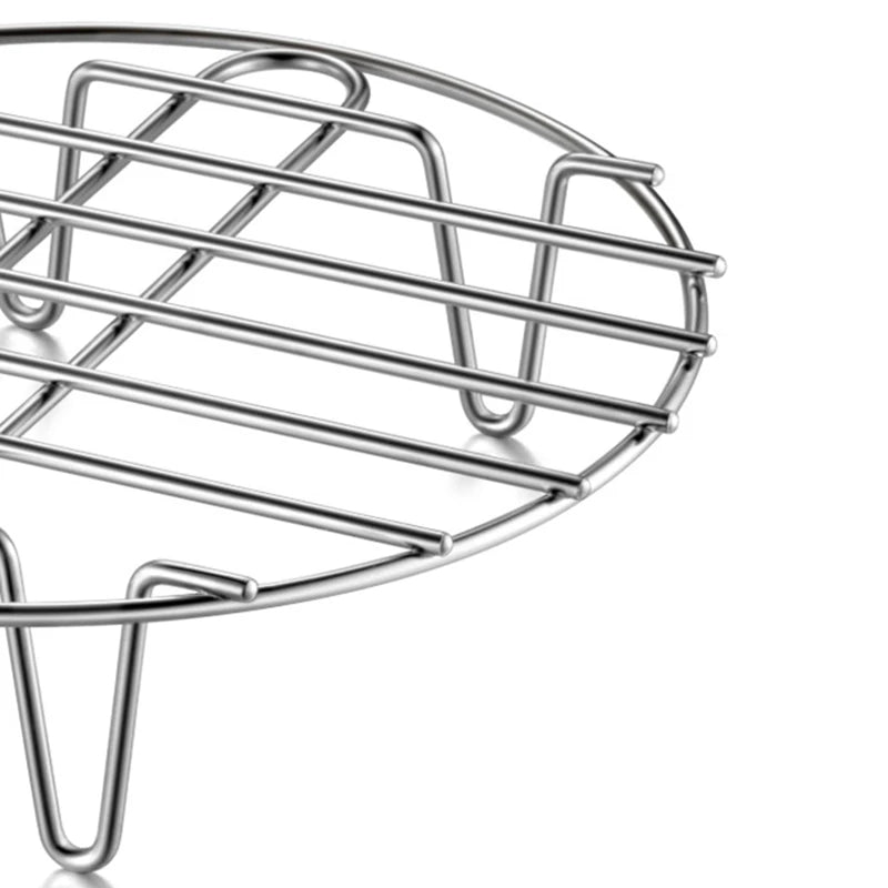 Stainless Steel Cookware Steamer Rack Cooking Baking Pot Stand Airfryer Grill Food Accessories Kitchen Steaming Racks - Buy online at  Vibe In Cart.