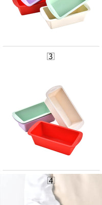1/4Pcs Household Rectangular Silicone Mold Candy Toast Mould Easter Bread DIY Kitchen Supplies Cake Bakeware Pan Baking Tools - Buy online at  Vibe In Cart.