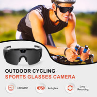 NEW HD Video Glasses Action Camera  Sunglasses Smart Glasses Sports Glasses Outdoor Bicycle Motorcycle Driver Recorder Walk Cam - Buy online at  Vibe In Cart.