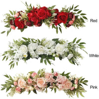 65cm Wedding Arch Flowers White Rose Decorative Floral Swag for Lintel Artificia Centerpieces for Door Window Home Decoration - Buy online at  Vibe In Cart.